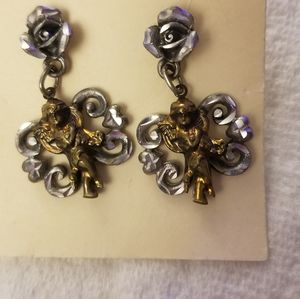 EJC angel earrings